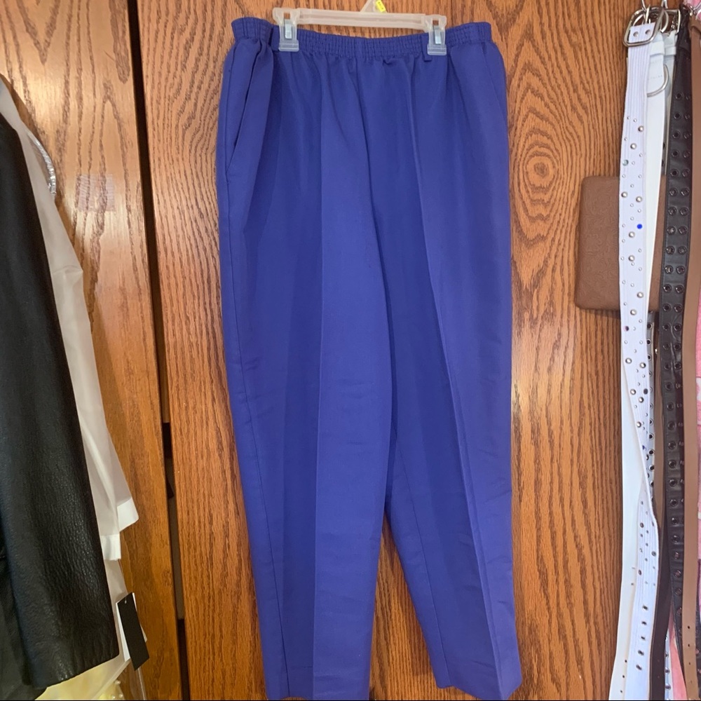Royal Blue Straight Leg Pants
